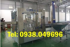 Máy chiết rót 3 trong 1 đáp ứng nhu cầu sản xuất nước uống đóng chai tự động #maychietrot