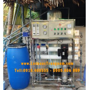 Xử lý nước nhiễm mặn, nhiễm lợ dùng cho tưới cây